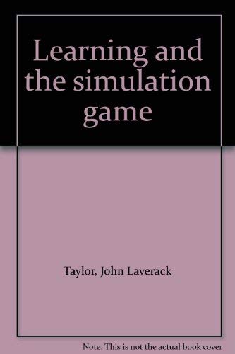 Stock image for Learning and the Simulation Game for sale by POQUETTE'S BOOKS