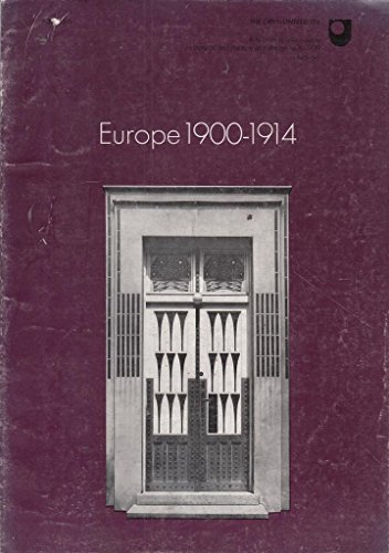 9780335007028: Europe, 1900-14 (Unit 5-6)