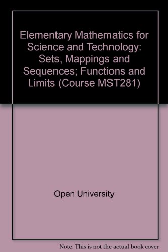 9780335012107: Elementary Mathematics for Science and Technology: Sets, Mappings and Sequences; Functions and Limits Unit 1-2