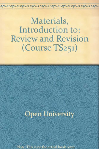 9780335026746: Materials, Introduction to: Review and Revision Unit 8 (Course TS251)