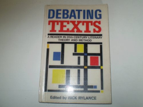 Debating Texts (9780335090051) by Rylance, Rick