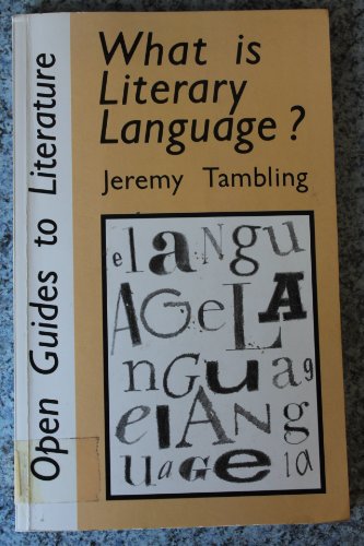 9780335090150: WHAT IS LITERARY LANGUAGE (Open guides to literature)
