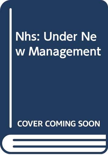 Imagen de archivo de National Health Service: Under New Management a la venta por Anybook.com