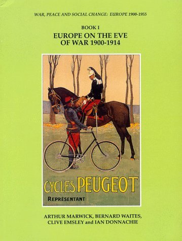 Imagen de archivo de EUROPE ON THE EVE OF WAR (War, Peace, & Social Change) a la venta por WorldofBooks