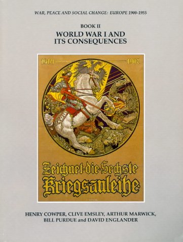 Imagen de archivo de World War I and Its Consequences a la venta por Better World Books: West
