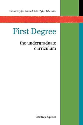 9780335093151: First Degree (Society for Research Into Higher Education)