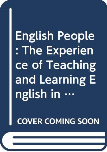 9780335093595: English People: The Experience of Teaching and Learning English in British Universities