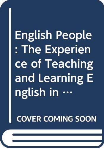 Stock image for English People : The Experience of Teaching and Learning English in British Universities for sale by PsychoBabel & Skoob Books