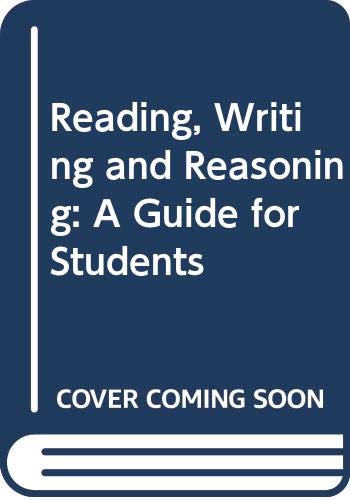 9780335095964: Reading, Writing and Reasoning: A Guide for Students