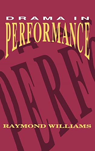 Drama In Performance (9780335096589) by Williams, .