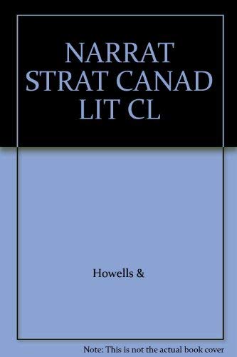 Narrat Strat Canad Lit Cl (9780335097708) by Howells &