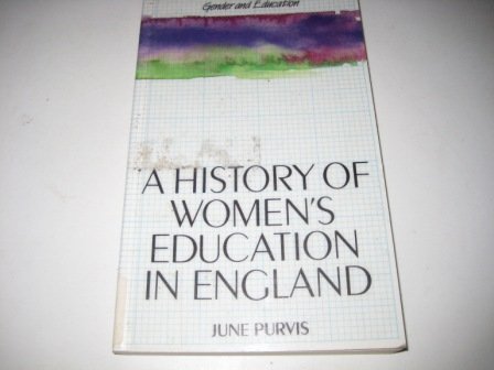 Stock image for A History of Women's Education in England for sale by Better World Books Ltd