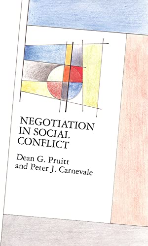9780335098651: Negotiation In Social Conflict