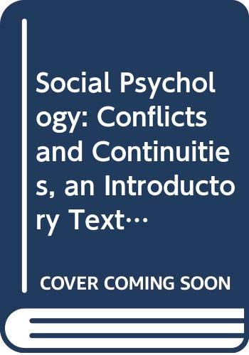 9780335098835: Social Psychology: Conflicts and Continuities
