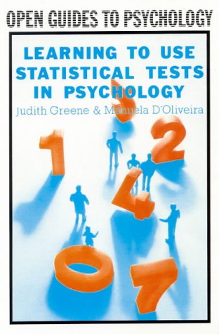 Imagen de archivo de LEARNING TO USE STATISTICAL TESTS I: A Student's Guide a la venta por AwesomeBooks