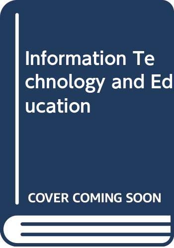 Beispielbild fr Information Technology and Education: An Annotated Guide to Printed, Audiovisual and Multimedia Resources zum Verkauf von P.C. Schmidt, Bookseller