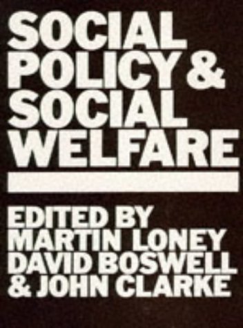 9780335104086: Social Policy and Social Welfare