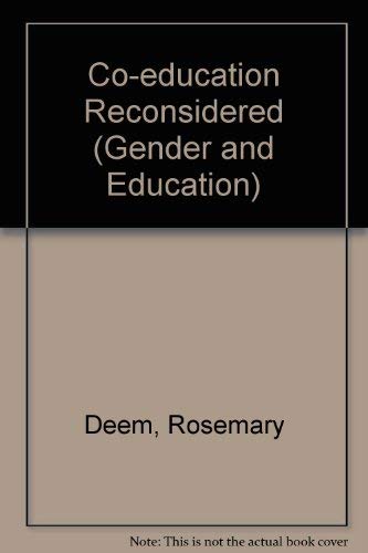 Stock image for CO-EDUCATION RECONSIDERED for sale by Left On The Shelf (PBFA)