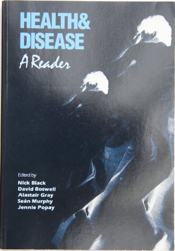 Beispielbild fr Health & Disease A Reader zum Verkauf von Lady Lisa's Bookshop