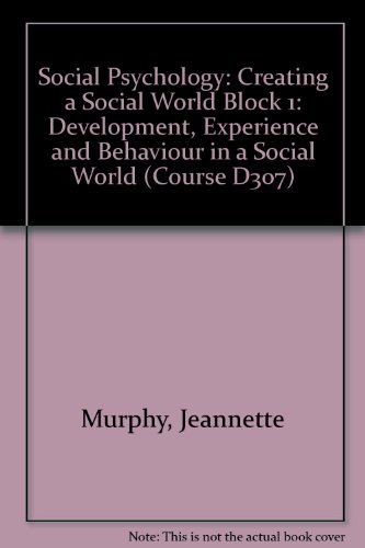 Stock image for Creating a Social World (Block 1) (Course D307) for sale by WorldofBooks