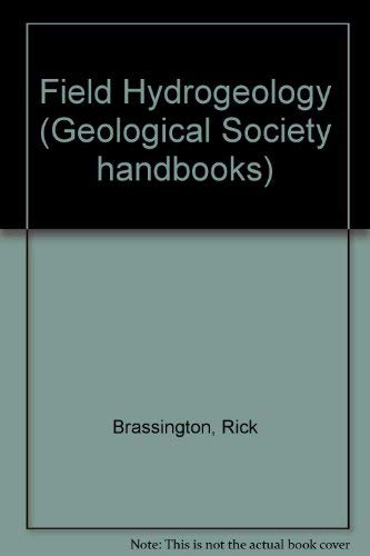 Stock image for Field Hydrogeology (Geological Society Handbooks) for sale by Books From California