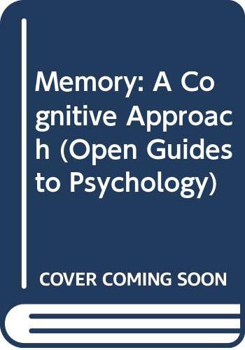 Beispielbild fr Memory: A Cognitive Approach zum Verkauf von Anybook.com