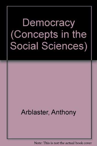 9780335153664: Democracy (Concepts in the social sciences)