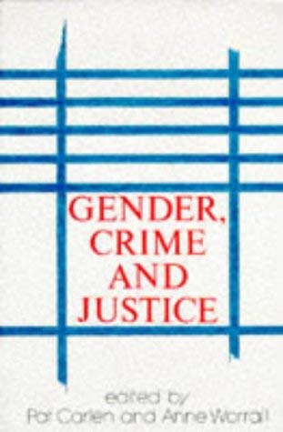 Stock image for Gender, Crime and Justice for sale by Better World Books Ltd