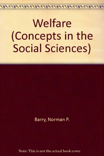 9780335155965: Welfare (Concepts in the Social Sciences)