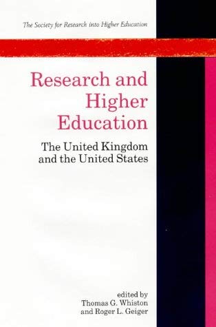 Imagen de archivo de Research and Higher Education: The United Kingdom and the United States (Society for Research into Higher Education) a la venta por medimops