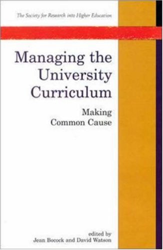 9780335193394: Managing the University Curriculum: Making Common Cause