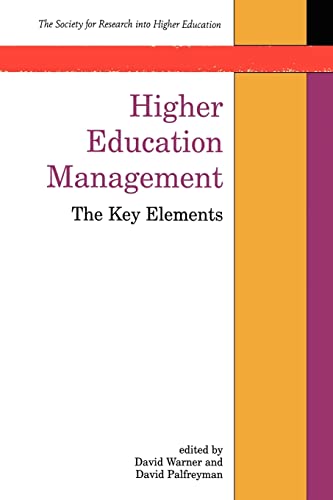 Stock image for Higher Education Management. The Key Elements. for sale by Plurabelle Books Ltd