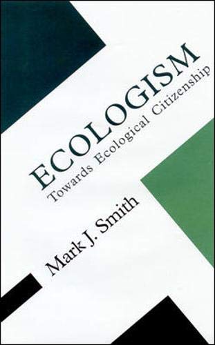 Beispielbild fr Ecologism (Concepts in the Social Sciences) zum Verkauf von WorldofBooks