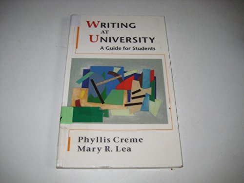 Stock image for Writing at University: A Guide for Students for sale by Reuseabook
