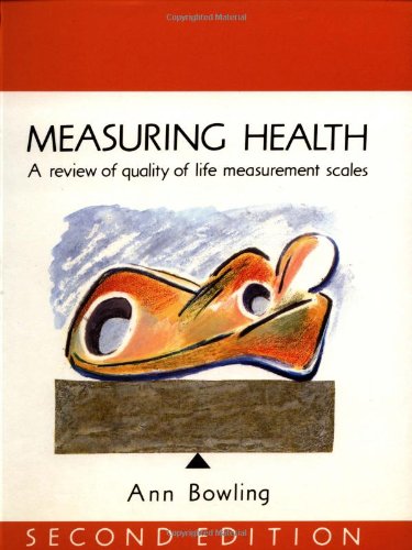 Imagen de archivo de Measuring Health: A Review of Quality of Life Measurement Scales a la venta por MusicMagpie