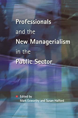 Stock image for Professionals & New Managerialism for sale by Phatpocket Limited