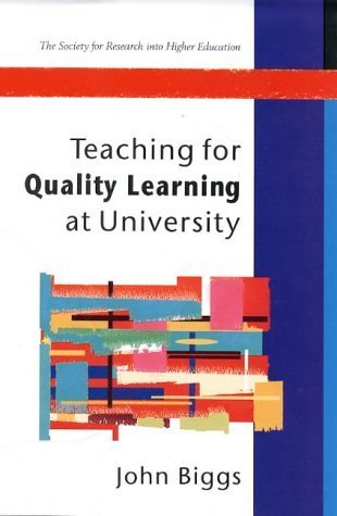 Beispielbild fr Teaching for Quality Learning at University: What the Student Does (Society for Research into Higher Education) zum Verkauf von Reuseabook