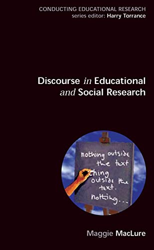 Imagen de archivo de Discourse In Educational And Social Research (Conducting Educational Research) a la venta por WorldofBooks