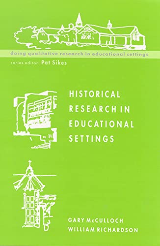 Stock image for Historical Research in Educational Settings for sale by Discover Books