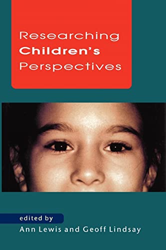Beispielbild fr Researching Children's Perspectives zum Verkauf von Better World Books: West