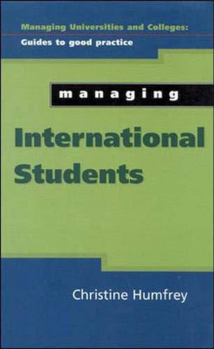 Beispielbild fr Managing International Students (Managing Colleges and Universities) zum Verkauf von WorldofBooks