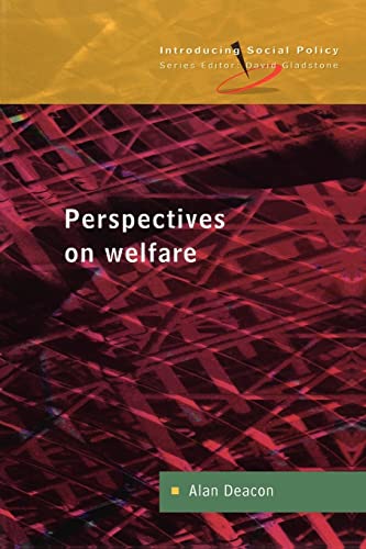 Stock image for Perspectives On Welfare (Introducing Social Policy (Paperback)) for sale by WorldofBooks