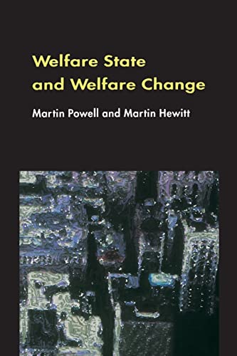 Beispielbild fr Welfare State And Welfare Change zum Verkauf von WorldofBooks