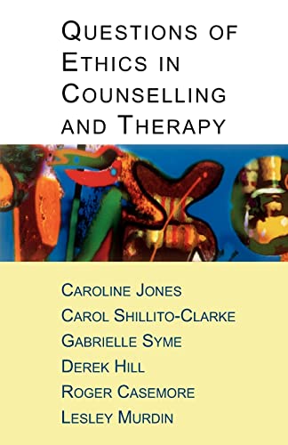 Beispielbild fr Questions of Ethics in Counselling and Therapy zum Verkauf von Revaluation Books