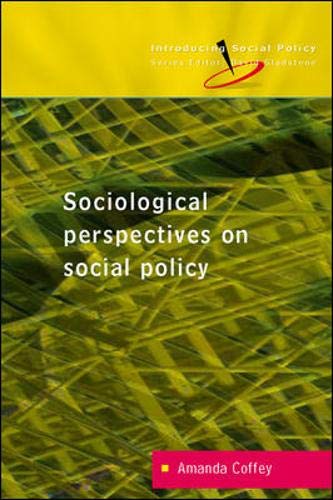 Imagen de archivo de Sociological Perspectives on Social Policy a la venta por Books Puddle