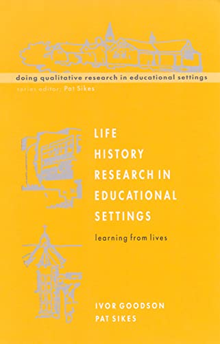 Beispielbild fr Life History Research In Educational Settings (Understanding Social Research) zum Verkauf von WorldofBooks
