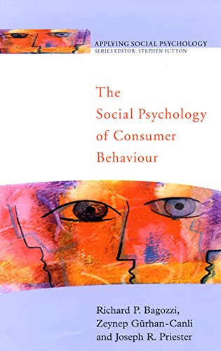 Beispielbild fr The social psychology of consumer behaviour (Applying Social Psychology) zum Verkauf von WorldofBooks