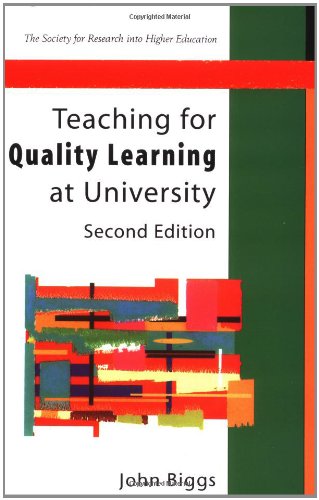 Stock image for Teaching For Quality Learning at University: What the Student Does (Society for Research into Higher Education) for sale by WorldofBooks