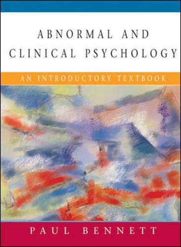 Beispielbild fr Abnormal and Clinical Psychology : An Introductory Textbook zum Verkauf von Better World Books Ltd