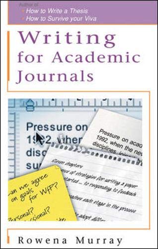 Imagen de archivo de Writing for Academic Journals a la venta por Better World Books